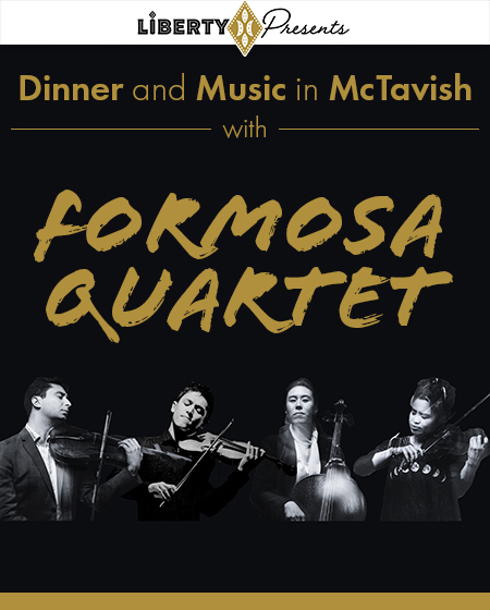 FORMOSA QUARTET + DINNER